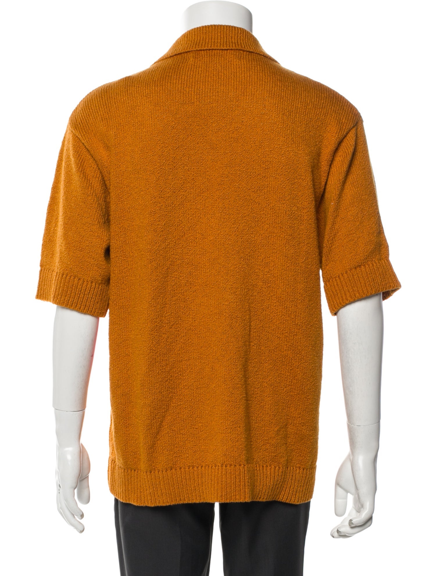 The Elder Statesman Collar Short Sleeve Polo Shirt w/ Tags